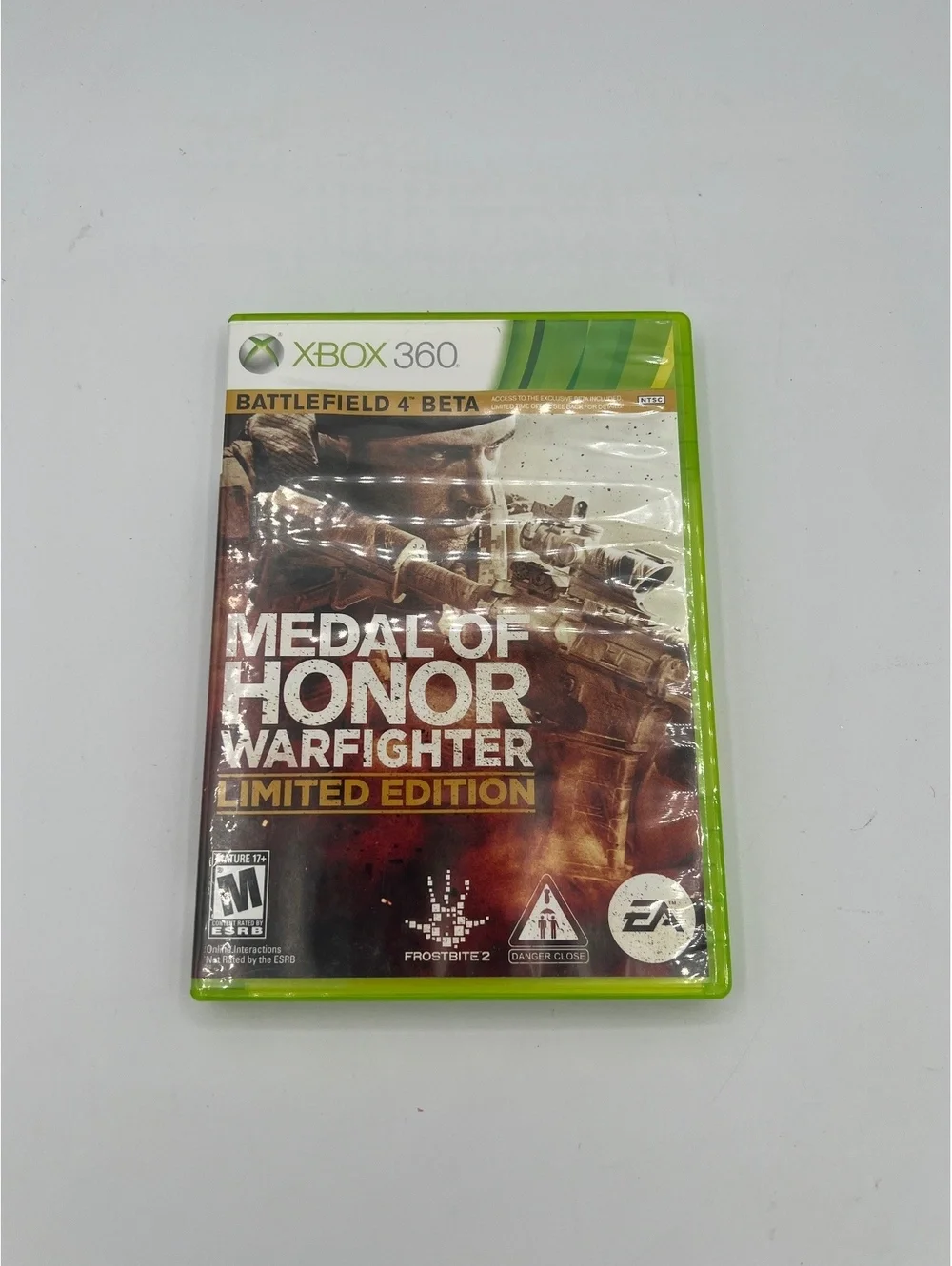 Medal of Honor Warfighter Limited Edition Xbox 360 Game with Battlefield 4 Beta